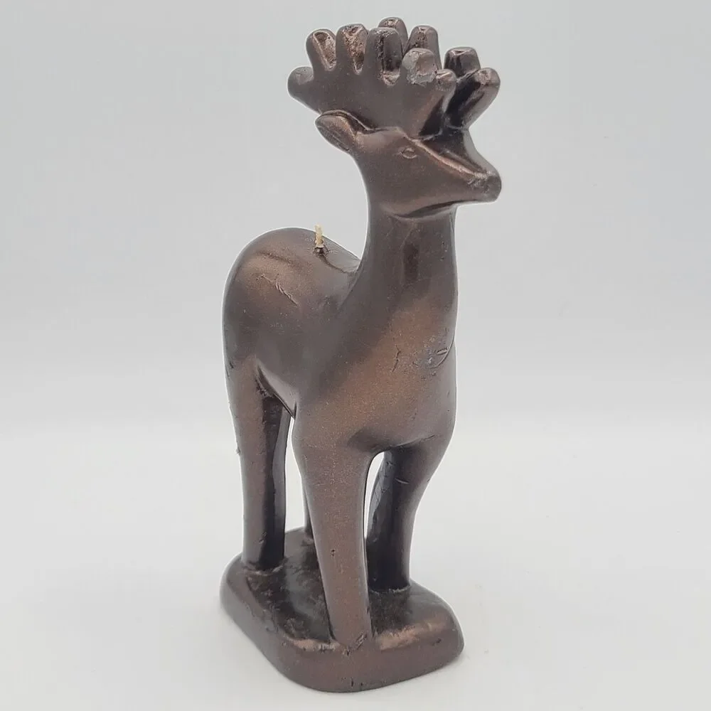 Buck Deer Wax Candle 7 1/2